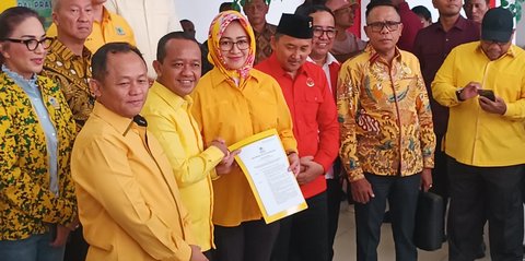 VIDEO: Pujian Bahlil Golkar Pilih Bareng PDIP Dukung Airin 