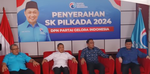 Partai Gelora Resmi Dukung ke Ridwan Kamil-Suswono di Pilkada Jakarta