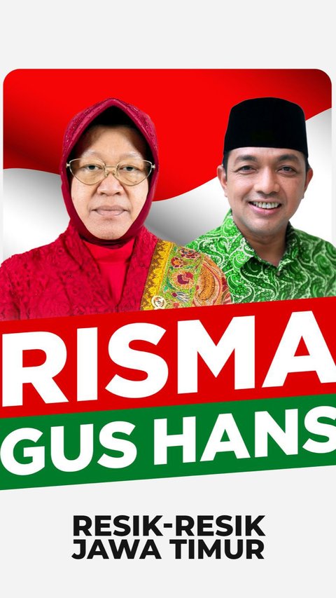 PDIP Putuskan Usung Risma-Gus Han Maju Pilkada Jatim, Lawan Khofifah-Emil Dardak