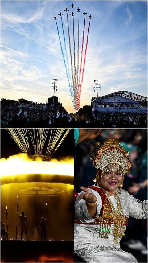 FOTO: Semarak Pembukaan Paralimpiade Paris 2024, Kontingen Indonesia Tampilkan Kekayaan Nusantara dalam Defile yang Memukau