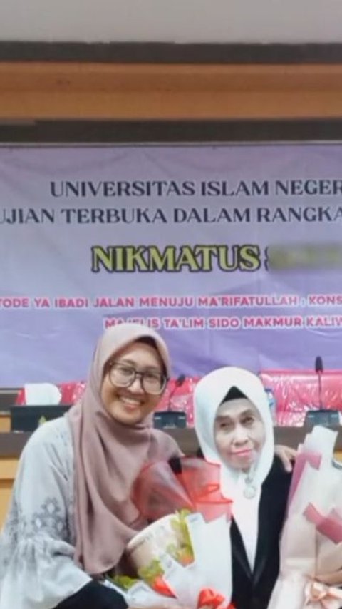 Wanita Ini Bagikan Kisah Inspiratif Ibunya yang Semangat Selesaikan Pendidikan S-3 di Usia 71 Tahun, Curi Perhatian