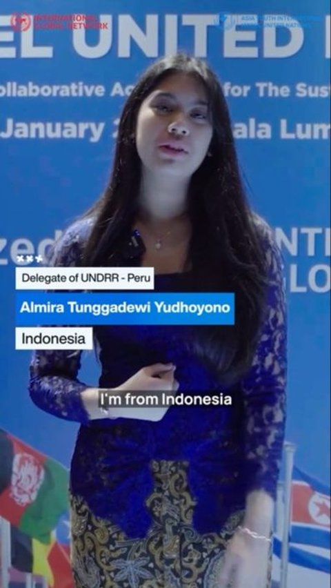 Cantik dan Anggun Berkebaya, Potret Almira Yudhoyono Ikut Konferensi Simulasi PBB Curi Perhatian