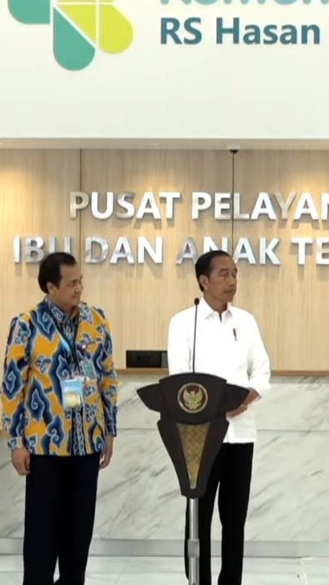 Jokowi Puji Gedung Pelayanan Kesehatan Ibu dan Anak RSHS Bandung: Serasa Hotel Bintang 5