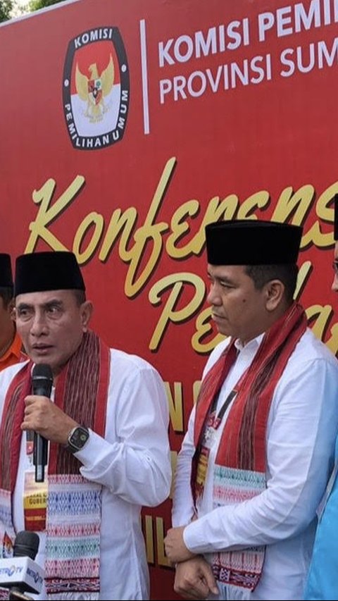 Diusung 6 Partai, Edy Rahmayadi-Hasan Basari Daftar ke KPU Sumut Bakal Lawan Bobby Nasution