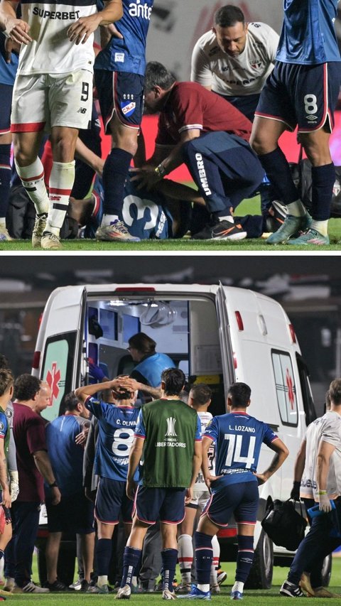 FOTO: Sepakbola Berduka, Ini Momen Bek Uruguay Kolaps di Atas Lapangan hingga Akhirnya Meninggal Dunia