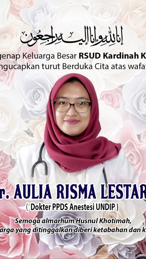 Selidiki Dugaan Perundungan Dokter PPDS Undip, Polisi Dalami Rekaman Suara dr Aulia Risma