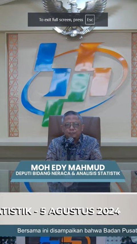 Pertumbuhan Ekonomi Indonesia Kuartal II-2024 Hanya Tumbuh 5,05 Persen