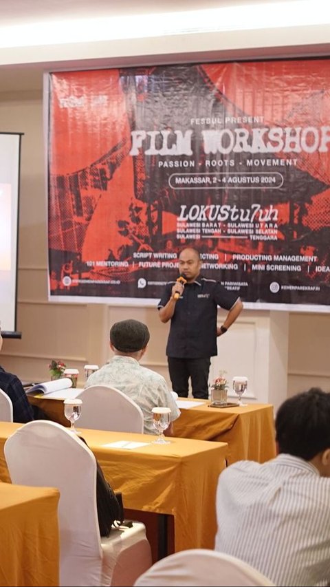 Antusias Sineas Berbakat Hadiri Workshop Fesbul di Kota Makassar