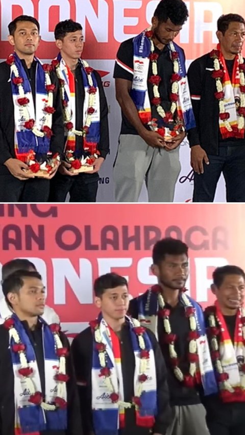 Momen Fajar Alfian dan Rian Ardianto Tiba di Tanah Air usai Tampil di Olimpiade Paris 2024, Diam Tanpa Kata