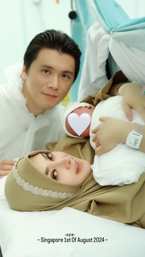 Just Revealed! 10 Moments of Syahrini Giving Birth to Princess R, Beautiful Baby with Slanted Eyes