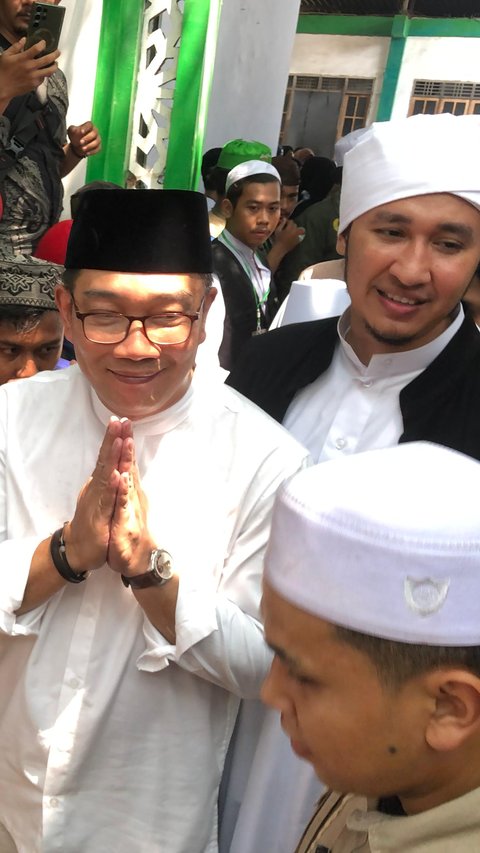 Hadiri Haul Akbar Mbah Priok, Ridwan Kamil: Saya Musafir, Ingin Berkenalan Berikhtiar di Jakarta