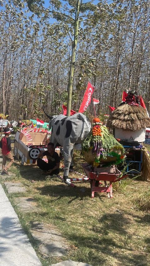 Potret Warga Boyolali, Karnaval HUT RI ke-79 di Tegah Hutan Puncak Patra