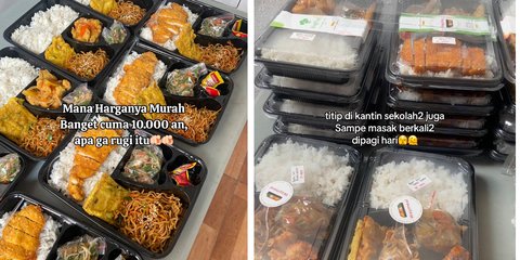 Tak Pikir Untung, Cerita Lika Liku Penjual Katering Jualan Bento Box Harga Murah Ini Viral