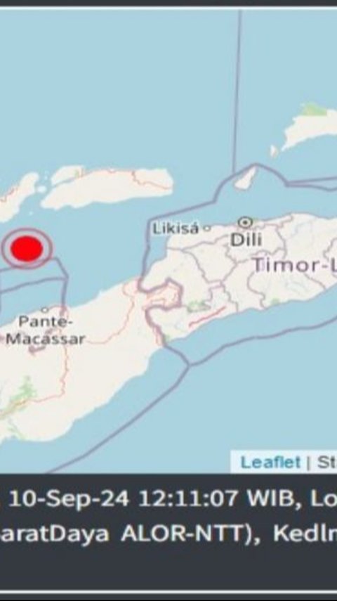 Alor NTT Diguncang Gempa 5,2 Magnitudo, BMKG Jabarkan Penyebabnya