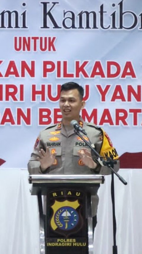 Ciptakan Pilkada Damai, Kapolres Kumpulkan Semua Bakal Calon Bupati Inhu