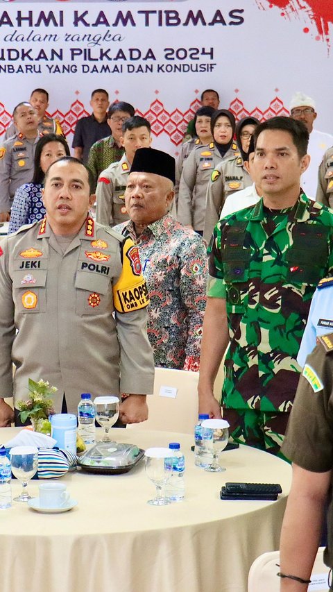 Ini yang Dilakukan TNI Polri Wujudkan Pilkada 2024 Damai di Pekanbaru