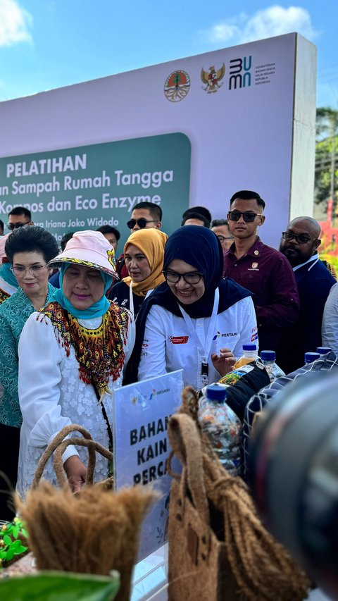 Sampah Jadi berkah, Ibu Negara Puji Program TJSL Pertamina