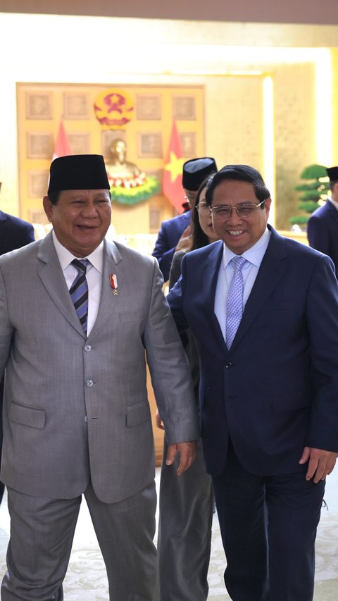 Prabowo Temui PM Vietnam, Ungkap Kekaguman atas Perjuangan Kemerdekaan