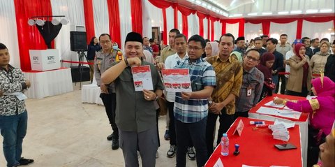 KPU RI Gelar Simulasi Pemungutan Pilkada Paslon Tunggal di Maros