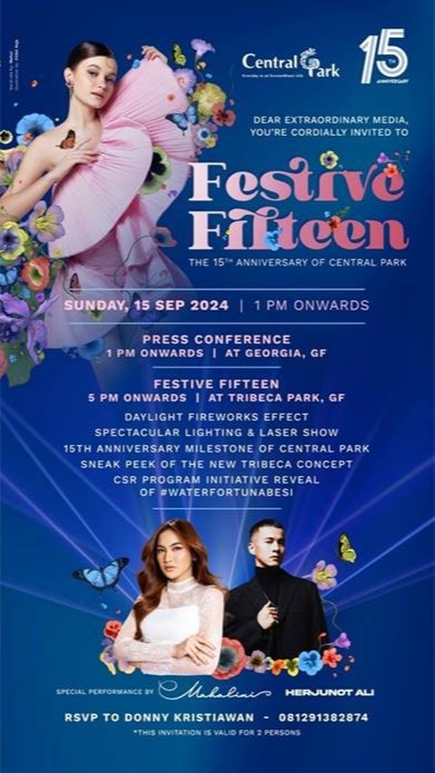 Festive Fifteen & Infinite Play City Meriahkan Ulang Tahun ke-15 Central Park dan Ulang Tahun ke-8 Neo Soho Mall