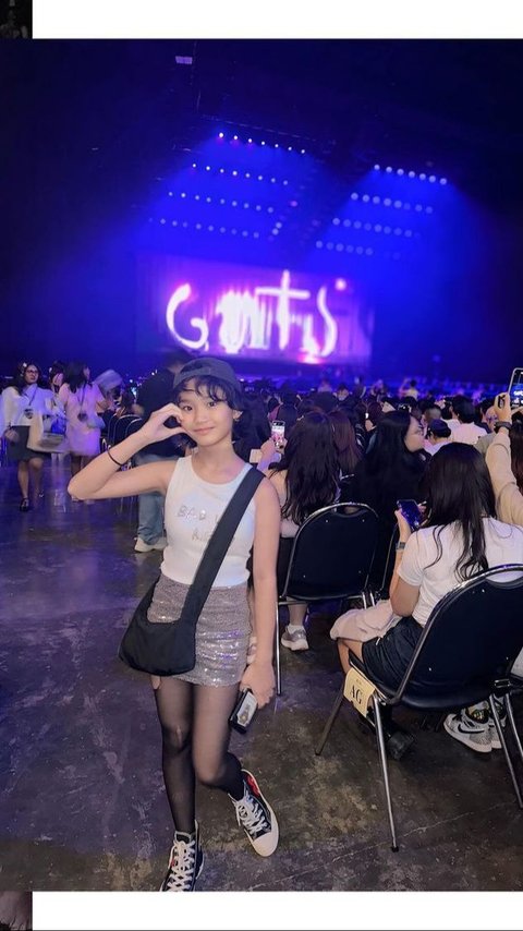 8 Foto Bilqis, Putri Ayu Ting Ting, Saat Menyaksikan Konser Olivia Rodrigo, Gaya Berpakaiannya yang Stylish Mendapat Banyak Pujian