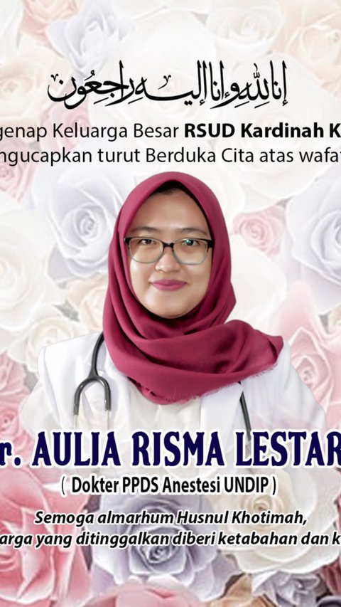 Pesan Haru Ibunda Dokter Aulia Risma untuk Undip Semarang: Bantu saya mencari keadilan