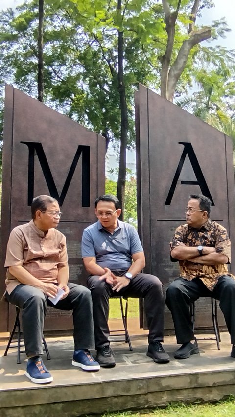 Bertemu Pramono-Rano Karno, Ahok Ceritakan Sumber Dana Pembangunan di Taman Simpang Susun Semanggi