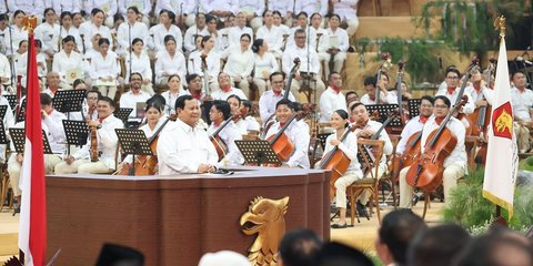 VIDEO: Depan Jokowi di Apel Gerindra, Prabowo Singgung Salam dari Megawati PDIP