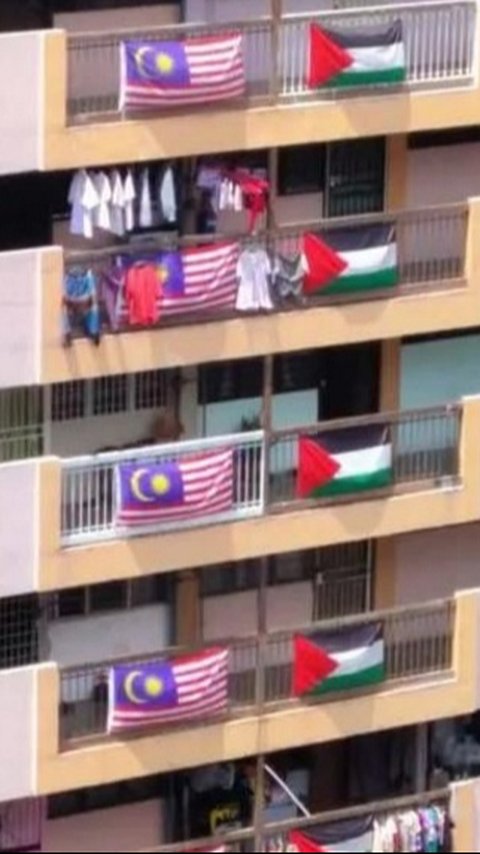 Hari Kemerdekaan Malaysia Picu Polemik Lantaran Muncul Bendera Palestina