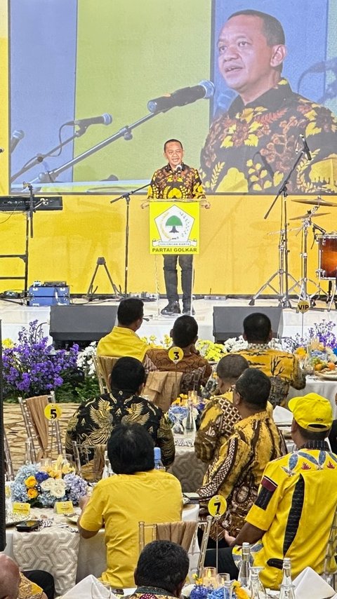 Di Depan Anggota DPR RI Golkar Terpilih, Bahlil Minta Kritik Membangun untuk Prabowo