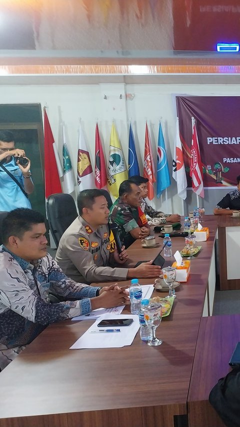 Polres Bengkalis Gelar Rapat Koordinasi Pengundian Nomor Urut Calon Bupati