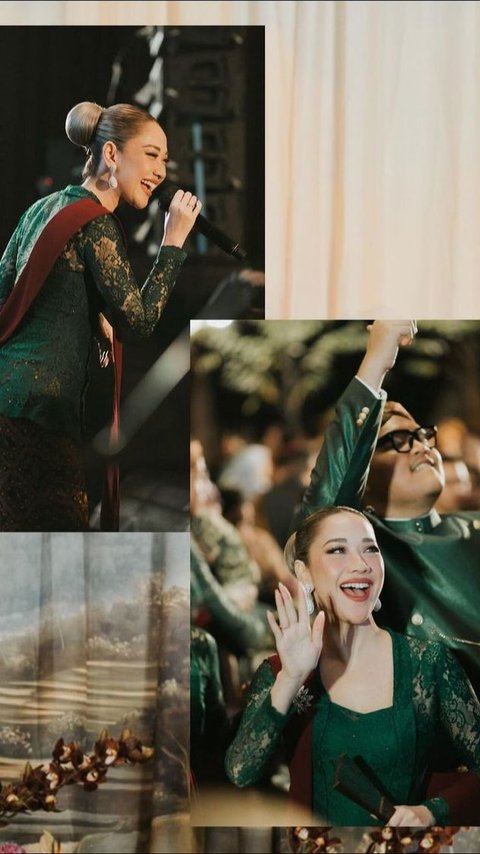 8 Foto Bunga Citra Lestari Sebagai Bridesmaid di Pernikahan Nino RAN, Menawan Dalam Kebaya Hijau