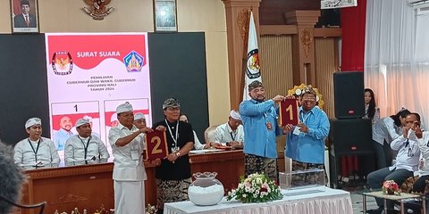 Pilgub Bali: Mulia-Pas Nomor Urut 1, Koster-Giri Nomor Urut 2