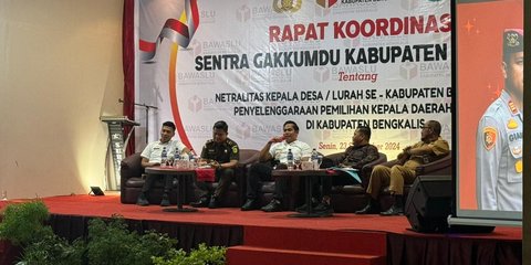 Polres Bengkalis Tekankan Netralitas Para Kepala Desa dan Lurah Saat Pilkada