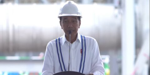 Jokowi Resmikan Smelter PT Freeport di Gresik Senilai Rp56 Triliun