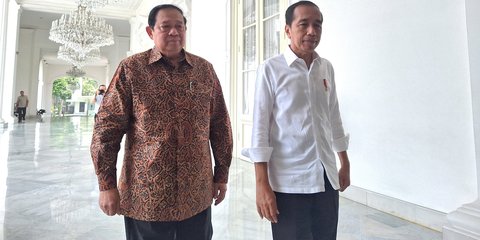 Jokowi Mengaku Tak Bahas UU Watimpres saat Bertemu SBY: Itu Urusan Pemerintahan Baru