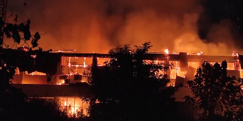 Kantor Dinas Kesehatan NTT Terbakar