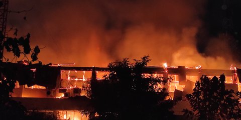 Kantor Dinas Kesehatan NTT Terbakar