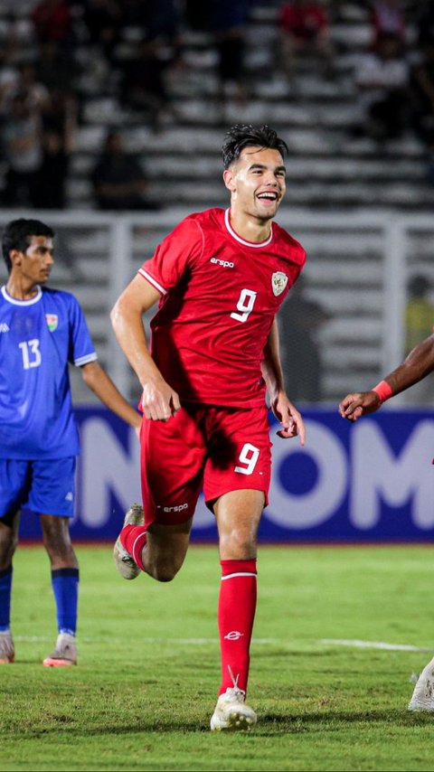 FOTO: Menyala! Timnas Indonesia Libas Maladewa 4-0 di Kualifikasi Piala Asia U-20 2025