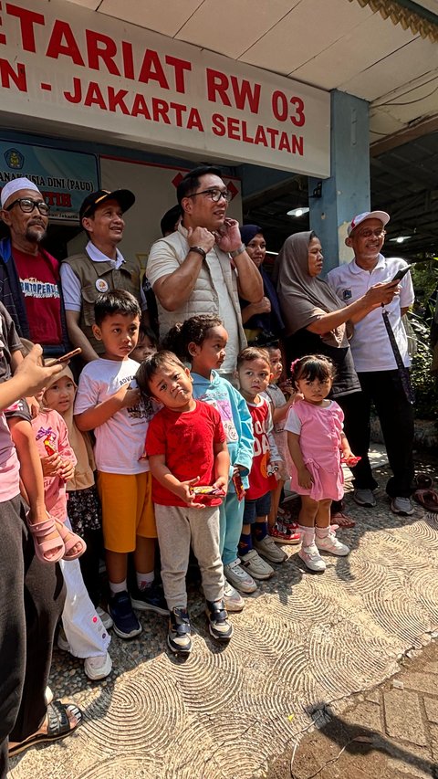 Ridwan Kamil Kampanye di Pancoran: Alhamdulillah Responsnya Baik