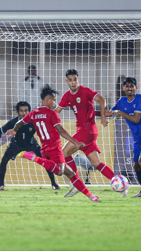 FOTO: Garangnya Pemain Timnas Indonesia U-20 Mengoyak Pertahanan Maladewa Tanpa Ampun sebelum Pesta Gol di Kualifikasi Piala Asia U-20 2025