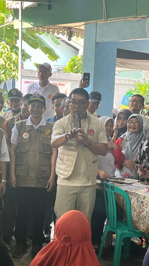 Ridwan Kamil Kampanye di Pancoran, Warga Teriak Minta Beras