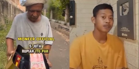 Viral Kakek Diberi Uang Rp5 Juta Ujungnya Rp200 Ribu, Penjelasan Konten Kreator jadi Omongan