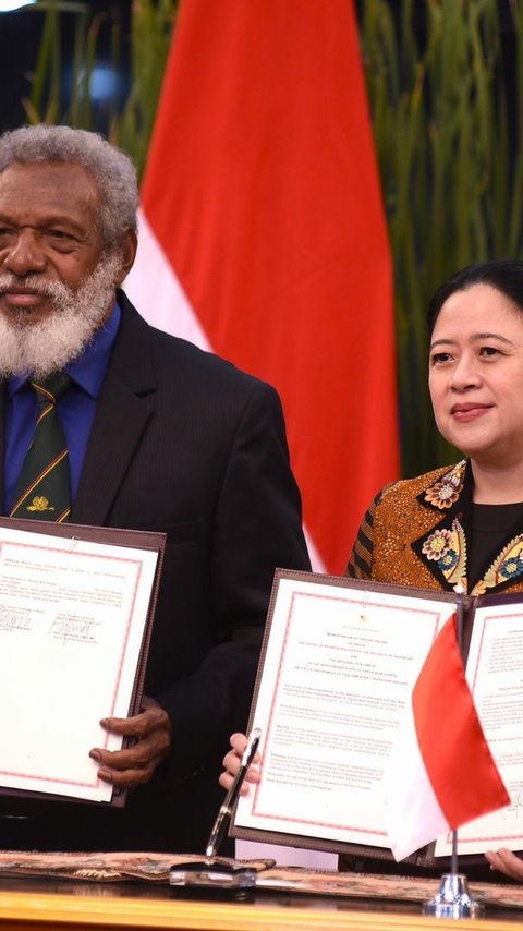 Perkuat Hubungan Bilateral, Ketua DPR Teken MoU Kerja Sama dengan Ketua Parlemen Papua Nugini