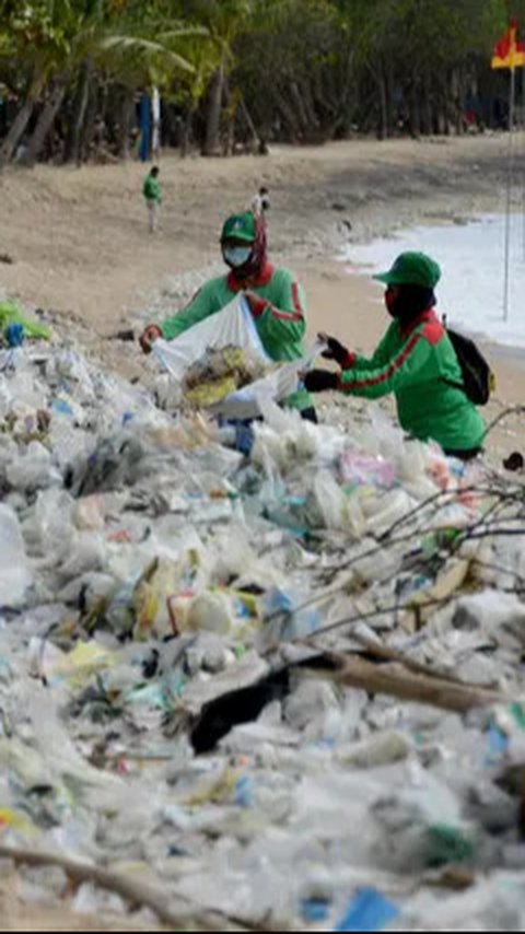 Bersih-Bersih Pantai di Sanur Bareng Komunitas Malu Dong