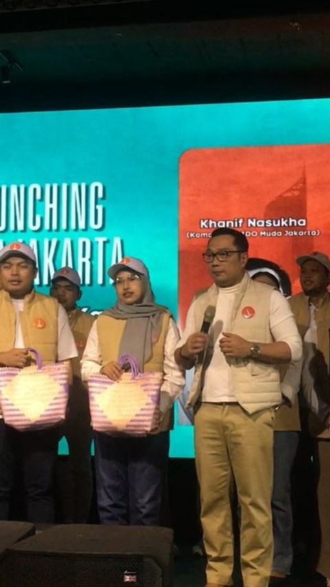 Ridwan Kamil Kukuhkan Duta Muda Jakarta: Tugas Mereka Keliling Door To Door, Sosialisasi Visi Misi Pasangan RIDO