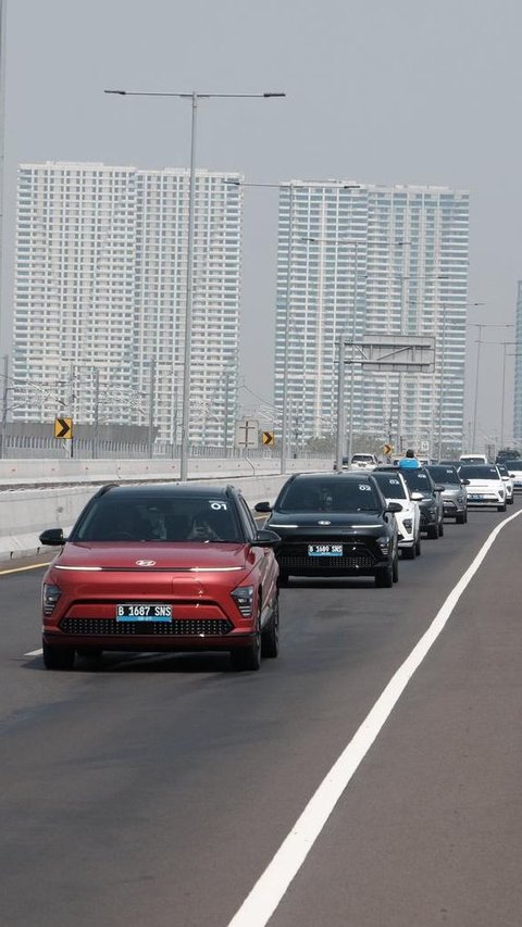 FOTO: Menjajal Hyundai Kona Electric untuk 'Road Trip' Jakarta-Semarang, Tempuh 420 Km dalam Sekali Charge