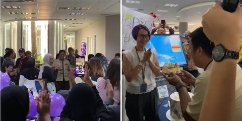 Rayakan Ulang Tahun di Kantor, Momen Atasan Berikan Potongan Kue Pertama Kepada OB Ini Viral, Sosoknya Curi Perhatian