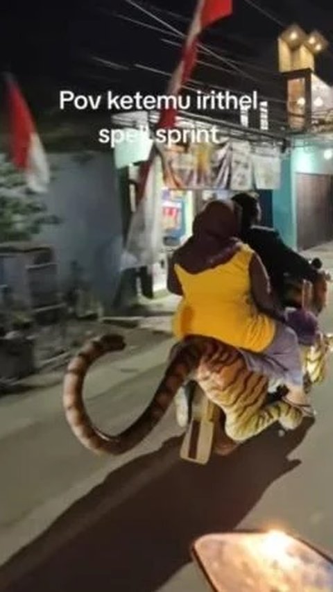 Viral Motor Berbentuk Harimau Berkeliaran di Jalanan