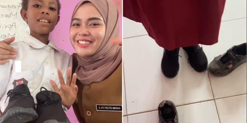 Viral Aksi Guru Beri Hadiah Sepatu Baru untuk Muridnya, Ini Sosoknya